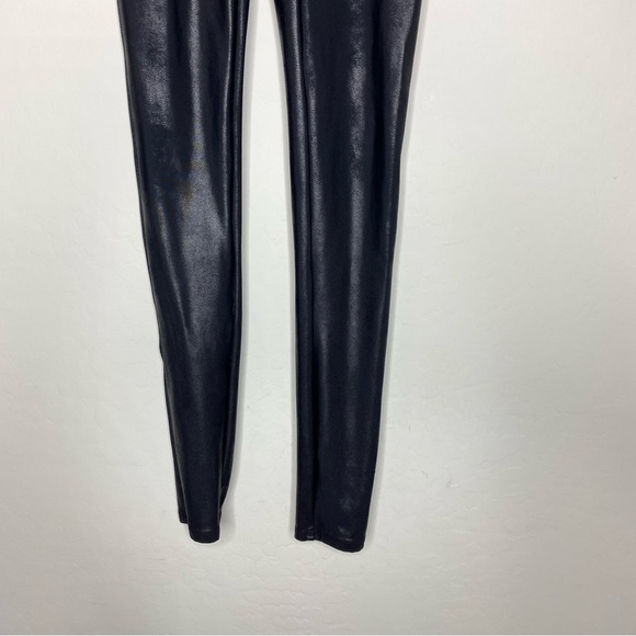 SPANX Faux Leather Leggings Black Size S/P - Picture 3 of 14